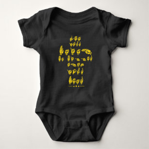 Sign Language - ASL Quote for Christians Baby Bodysuit