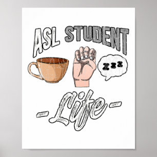 Sign Language Attire Deaf Awareness ASL Student Fu
