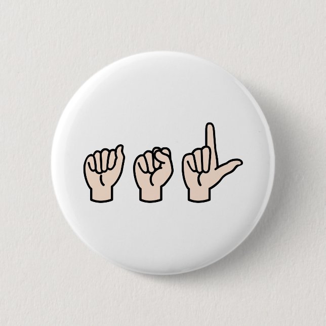 Sign Language Button (Front)