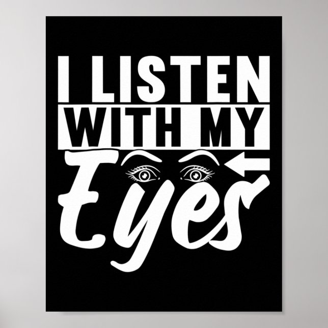 Sign Language Deaf Awareness 4  (Front)