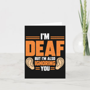 Sign Language Hand Interpreter Asl Deaf Awareness  Card