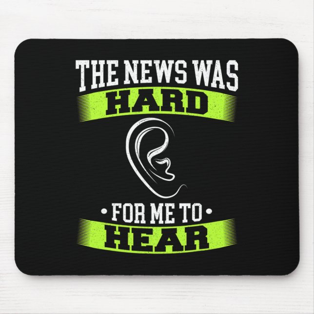 Sign Language Hand Interpreter Asl Deaf Awareness  Mouse Pad (Front)