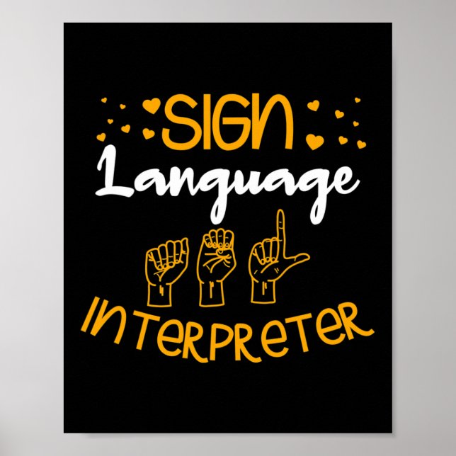 Sign Language Interpreter Deaf Sign Language Aware (Front)
