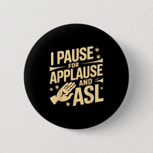 Sign language interpreter job deafness interpret button