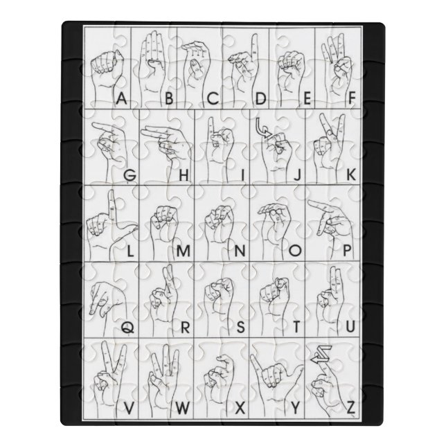 SIGN LANGUAGE jigsaw puzzle (Puzzle Vertical)