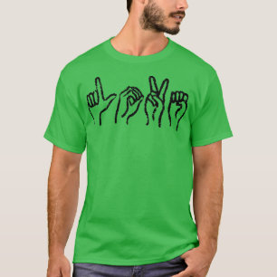 Sign Language Love 7 T-Shirt