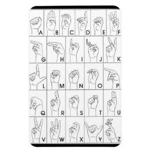 SIGN LANGUAGE magnet