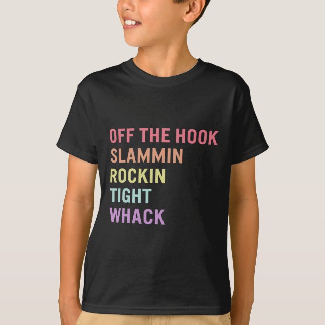 Sign Language Off Hook ASL Slang Tee Deaf Awarenes (Front)