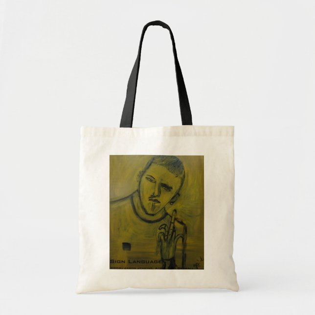 Sign Language Tote Bag (Front)