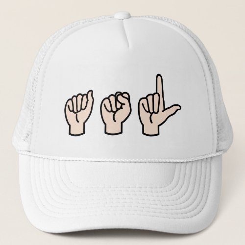 Sign Language Trucker Hat