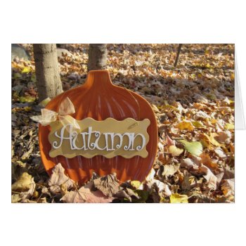 Sign Of Autumn by GoodThingsByGorge at Zazzle