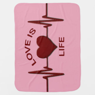 Sign of love baby blanket