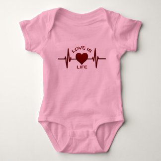 Sign of love baby bodysuit