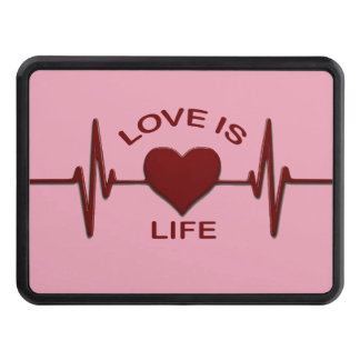 Sign of love hitch cover