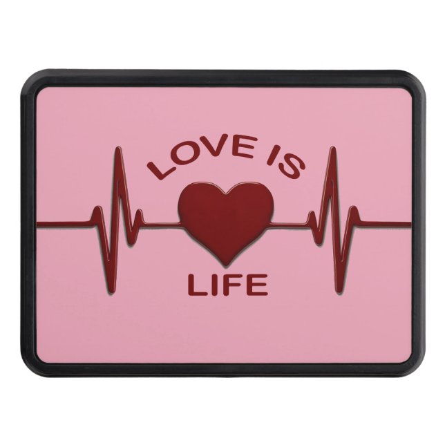 Sign of love hitch cover (Front)
