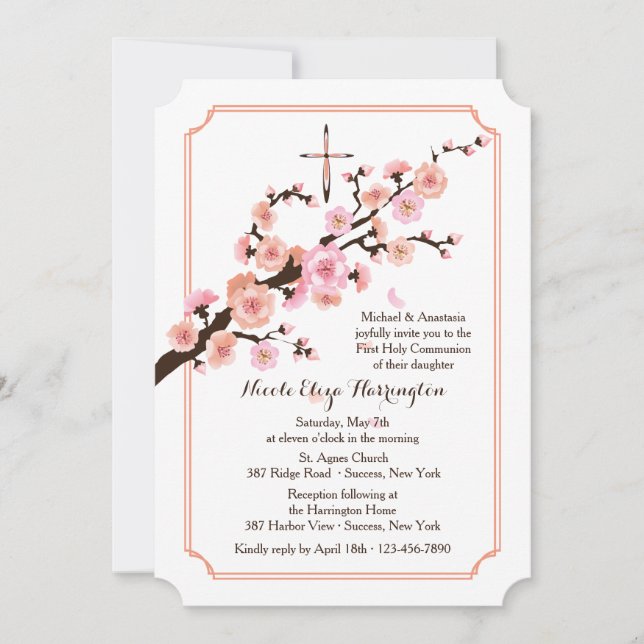 Sign of Spring Invitation (Front)