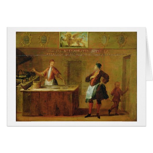 Sign of the Venetian Pastry Makers' Guild (panel) Cards (Front Horizontal)