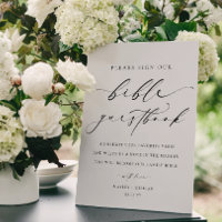 Sign Our Bible Wedding Guestbook