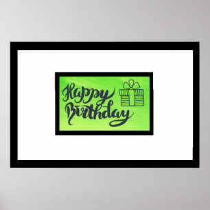 Sign this Birthday Poster, Autograph Keepsake