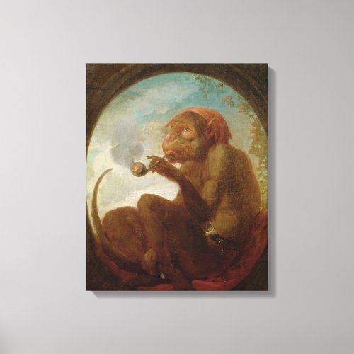 Sign with a monkey smoking a pipe