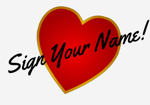 Resultado de imagen de Sign your name in my heart