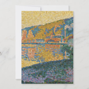 Signac - The Andelys, Setting Sun, Opus 135 Card