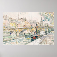 Signac's Tugboat at the Pont Neuf, Paris