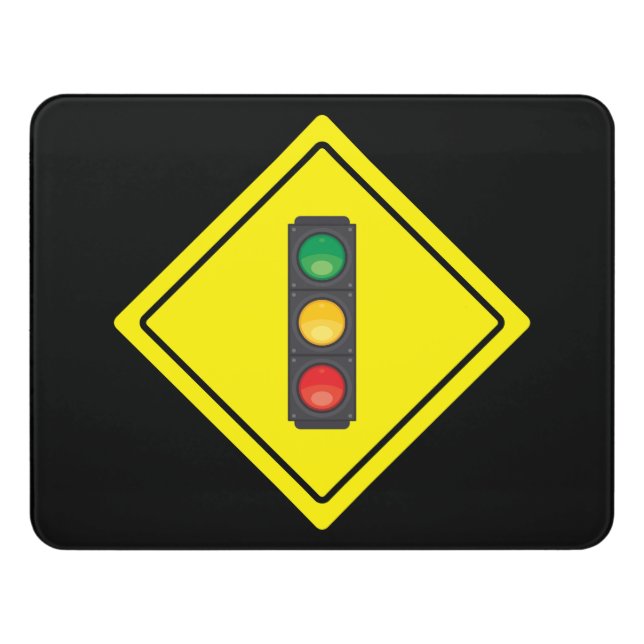 Signal Ahead | Traffic Sign | Modern Room Sign (Contemporary Front)