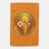 Signal Corps Army Veteran  Garden Flag (Front)