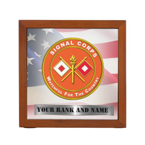 Signal Corps  Desk Organizer