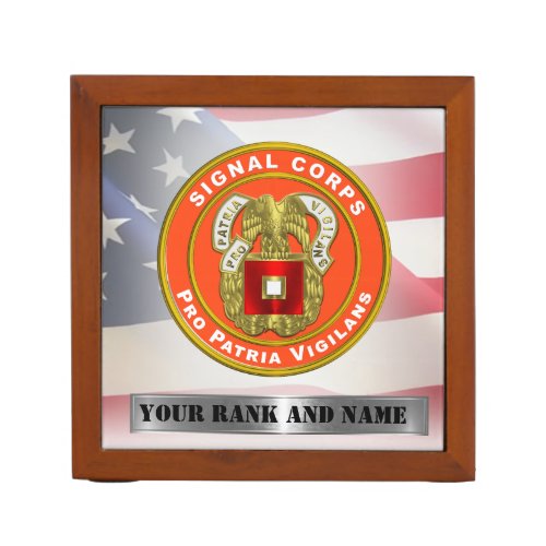 Signal Corps  Desk Organizer