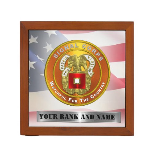 Signal Corps  Desk Organizer
