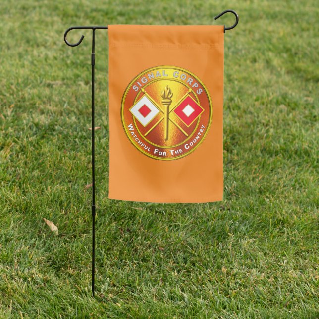 Signal Corps  Garden Flag (In SItu)
