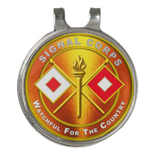 Signal Corps Golf Hat Clip