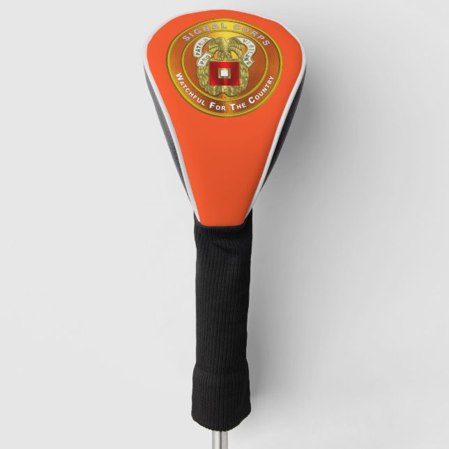 Signal Corps  Golf Head Cover (Front)