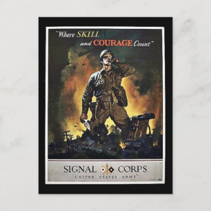 Signal Corps Postcard