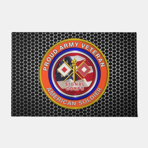 Signal Corps Veteran  Doormat