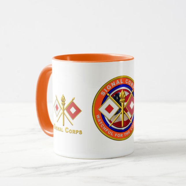 Signal Corps Veteran  Mug (Front Left)