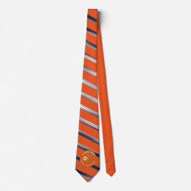  Signal Corps Veteran  Neck Tie (Front)