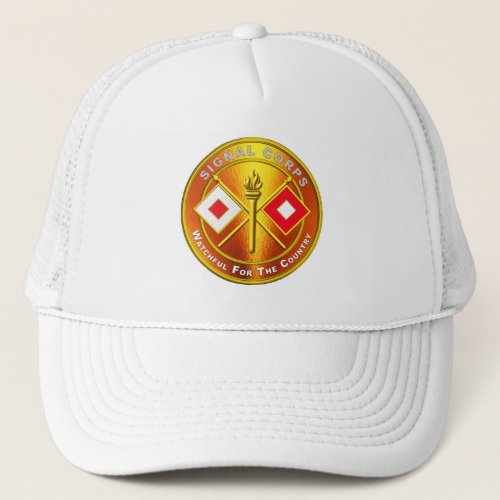Signal Corps Veteran Trucker Hat