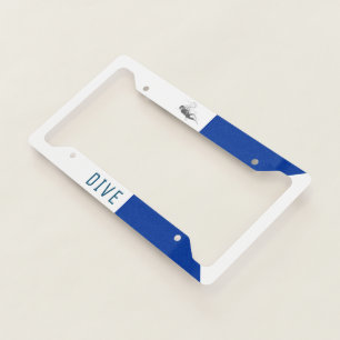 Signal flag Alpha License Plate Frame