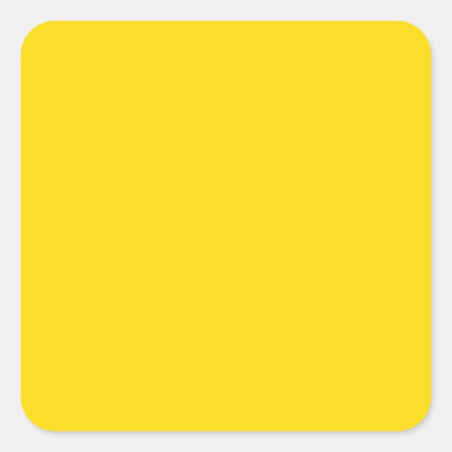 Signal Flag Letter Q (Quebec) Square Sticker (Front)