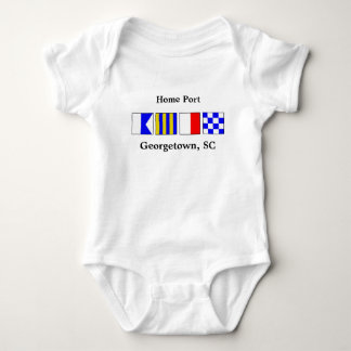 Signal Flag Port of Georgetown Baby Body Suit Bodysuit