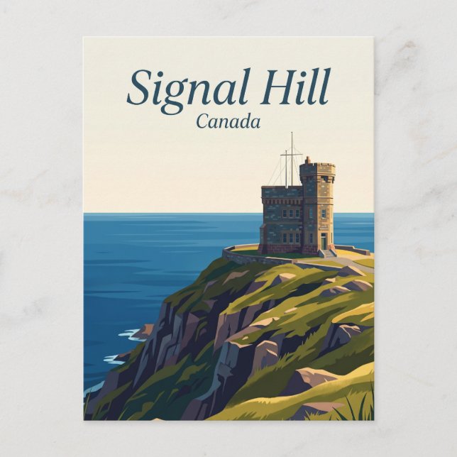 Signal Hill Canada Postcard (Front)