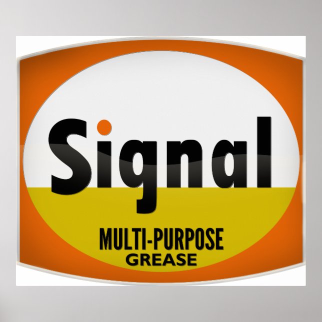 Signal Multi-Purpose Grease tin sign crystal vers. (Front)