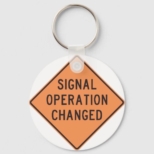Signal Operation Changed Keychain