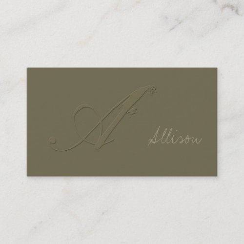 Signature A Business Cards
