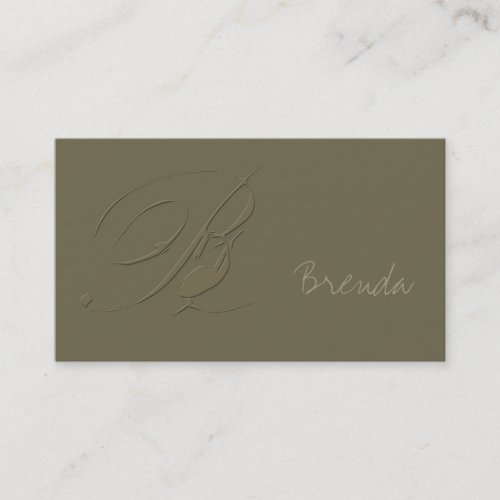 Signature B Business Cards