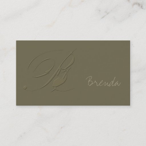 Customizable Signature B Business Cards