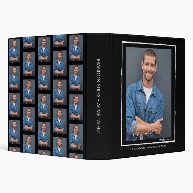 Signature Border Talent Modeling Portfolio Binder (Background)